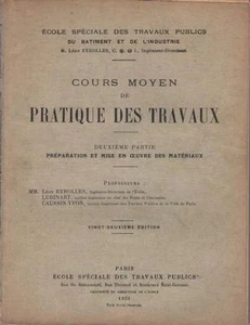 Cours Moyen de Pratique des Travaux. Préparation & Mise en oeuvre des Matériaux - Imagen 1 de 1