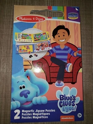  NUEVO Melissa & Doug Blue's Clues & You! Sierras de calar magnéticas para llevar 2X 15 piezas  Foto 1 de 2