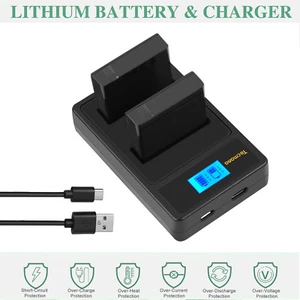 2X 1500mAh Akku Für Panasonic CGA-S005E Lumix DMC-FX150 LX1 LX2 FX3 + Ladegerät - Bild 1 von 12