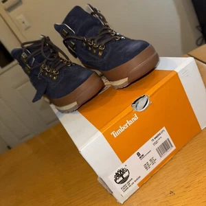 Timberland Euro Hiker Women's Boots Dark Blue Suede TB0A6839 - Picture 1 of 11