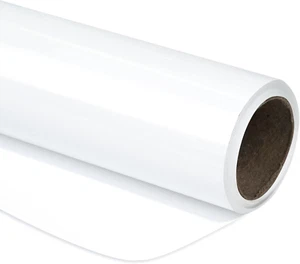 White Metallic Wrapping Paper - Solid Color Paper Perfect for Wedding, Birthday, - Picture 1 of 12