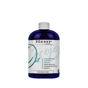 Hemp seed oil cold press pure unrefined pharmaceutical virgin natural 8 Oz pain - Picture 1 of 5