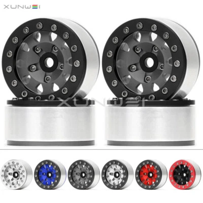 1.55 inch Beadlock Wheel Rim fits RC 1/10 Axial AXI90069 TF2 Tamiya CC01 LC70 - Image 1 of 4