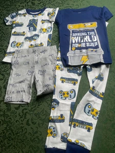 NWT 4 carters gaming console saving world pajamas easter christmas birthday gift - Picture 1 of 10