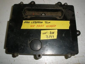 1990 LEBARON  TCM TRANSNISSIO  COMPUTER (**NO PART NUMBER ??? )(BOX-7147) - Picture 1 of 3