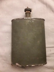 BRITISH 2GM/WW2 BORRACCIA IN LAMIERA CON VERNICE E TAPPO ORIGINALI - MCT 1943 - Picture 1 of 6