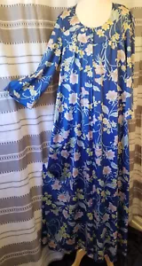 Vintage Vanity Fair Floral Nylon Peignoir Vestido Bata Dormir Camisón 34 - Imagen 1 de 10