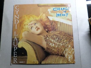 Cyndi Lauper, 45 RPM, Change Of Heart, Vinilo 7 ", Vintage - Imagen 1 de 1