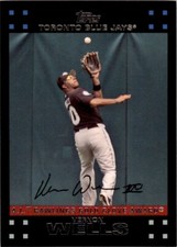 2007 Topps Vernon Wells . Toronto Blue Jays #316