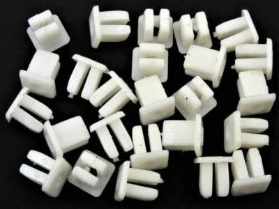 Tuercas de tornillo de ajuste de nailon Datsun - Rejilla de ajuste de bisel - Ajuste de orificio cuadrado de 9/32" - 25 piezas - #092 Foto 1 de 4