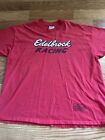 Vintage Edelbrock Manifolds Drag Racing T Shirt Red 2XL Single Stitch