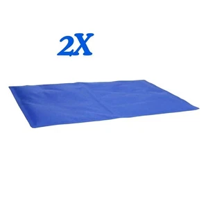 2X Large Self Cooling Gel Mat Pet Gel Pad Pillow Dogs Cats Relief Cool Mattress - Picture 1 of 5