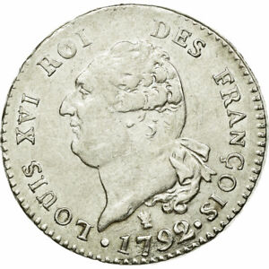 [#455749] Coin, France, 30 sols françois, 1792, Limoges, AU, Silver, KM 606.7