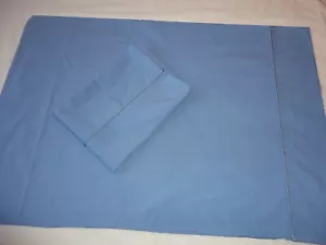 2 Discontinued -Queen Size Pillow Cases JCPenney Blue - Picture 1 of 3
