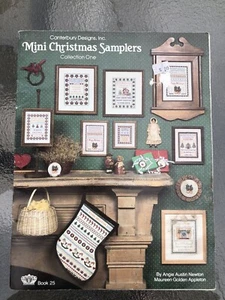 MINI CHRISTMAS SAMPLERS Canterbury Designs 17p Christian Secular - Picture 1 of 4