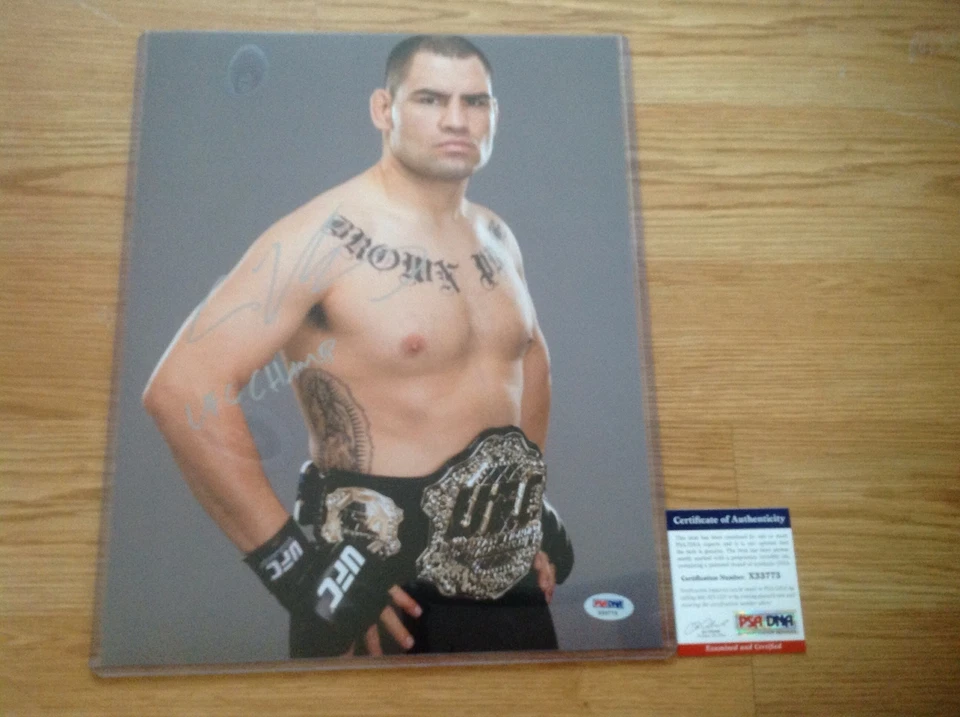 Cain Velasquez Signed 11x14 Photo PSA DNA COA UFC Dethrone Brown Pride Champ a - Image 1 of 3