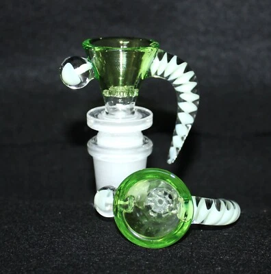 HIPPIE MOMMA 14mm MARGARITA Glass Honeycomb SLIDE Bowl Tobacco Glass Slide Bowl 14 mm male