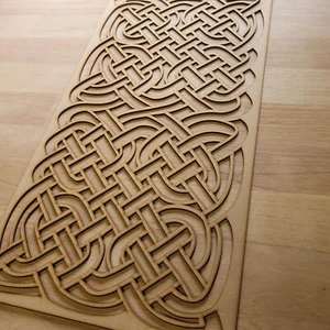 Celtic Knot Decorative Screen Radiator Cabinet Panel 2FT x 4FT 3mm 6mm 0074 - Picture 1 of 12