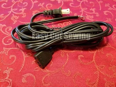 Kenmore 3 prong Sewing Machine" Power cord only "  NO FOOT CONTROL " - Image 1 of 2