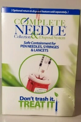 Sistema Completo de Recogida y Eliminación de Agujas CVS Health, NUEVO PRECINTADO Foto 1 de 4