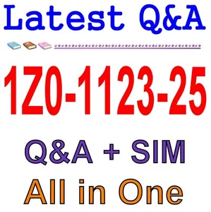 Best Exam Practice Material for 1Z0-1123-25 Exam Q&A - Afbeelding 1 van 1