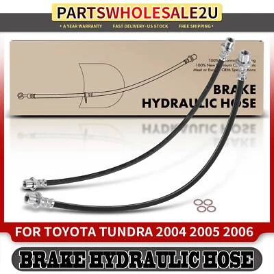 2x Manguera hidráulica de freno trasero izquierdo y derecho para Toyota Tundra 2004-2006 9008094182 Foto 1 de 4