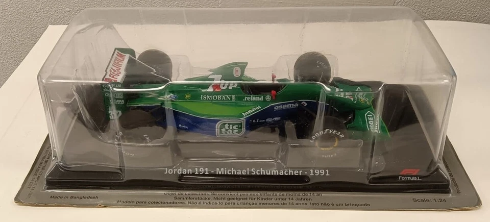 LE GRANDI F1 - JORDAN 191 Michael SCHUMACHER 1991 1/24 - Immagine 1 di 1