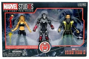 Marvel Legends First Ten Years Iron Man 3 Pepper Potts, Mandarin, Iron Man XXII - Picture 1 of 2
