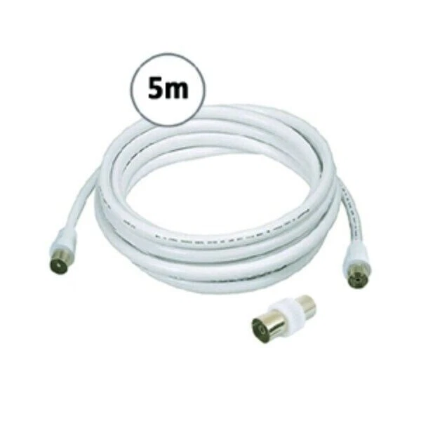 Sansai 5m Coaxial Cable with Adaptor CB-5M - Image 1 of 1