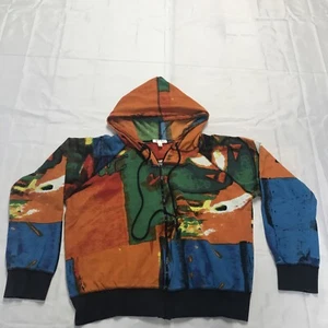 Chemistry New York Multicolored Hoodie Jacket Vintage Women’s Large - Picture 1 of 8