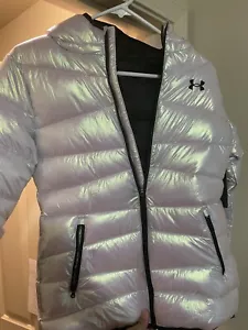 Under Armour Girls' Quilted Puffer Jacket, Front P - Youth Large - Picture 1 of 3