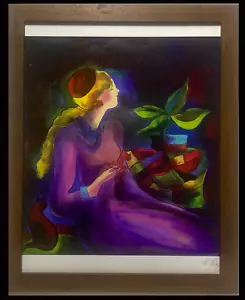 Linda Le Kinff - Passing Time With Max - Seriolithograph C.O.A.  Signed - Picture 1 of 10