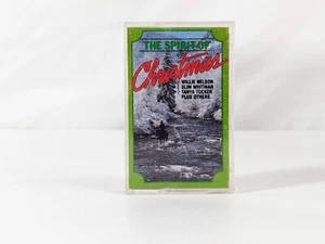The Spirit of Christmas Cassette 1984 Willie Nelson Slim Whitman Johnny Cash - Imagen 1 de 4