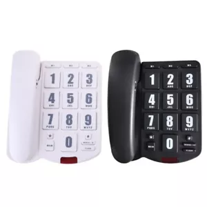 Big Buttons Desk Telephone Landline Phone for Older Adults with Hearing Loss - Picture 1 of 10