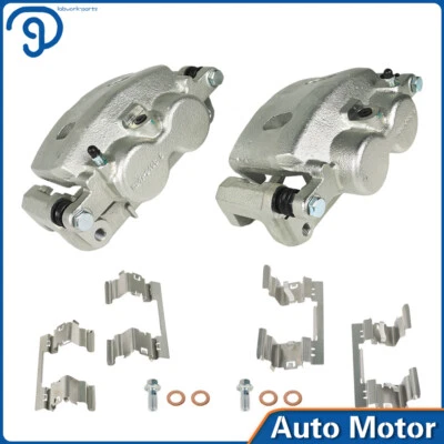 Pinzas de freno con soporte x2 para Chevy Silverado 1500 GMC Sierra Yukon 2008-2018 Foto 1 de 4