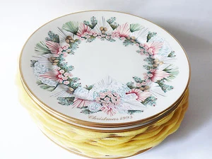 Reduced Price All 13 Lenox Colonial Christmas Wreath Plates 1981-93, US Colonies - Picture 1 of 6