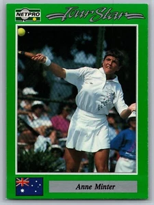 1991 NetPro Tour Stars #60 Anne Minter Australia Tennis Sports Card - Picture 1 of 2