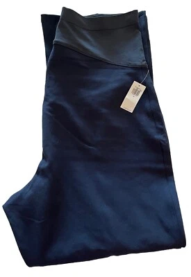 Old Navy Maternity Full Panel PowerSoft Flare Leggings SZ XL Yoga Pants Blue NWT - Image 1 of 4