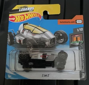 Hot Wheels 2020 2 Jet Z HW Dream Garage GHB45 1/250 1/10 Short Card Silver - Picture 1 of 2