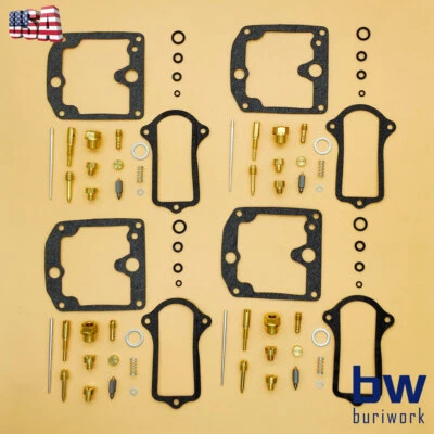 4PCS Carburetor Repair Rebuild Kit For Kawasaki KZ1000 LTD Z1R KZ1000 1979-81 - Image 1 of 4