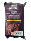 M&S Biscuits Belgian Triple Chocolate Chunk Cookies Made Without Wheat & Gluten