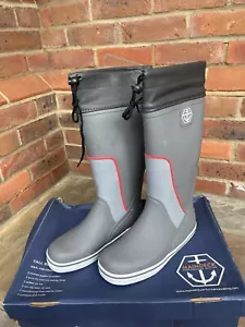 Maindeck Tall Rubber Sailing Boot - UK 6 (New/Tatty Box) - Picture 1 of 8