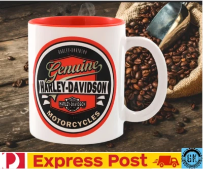 Harley-Davidson Coffee Mug – Genuine Motorcycles Design – Perfect Gift Biker Fan - Photo 1/3