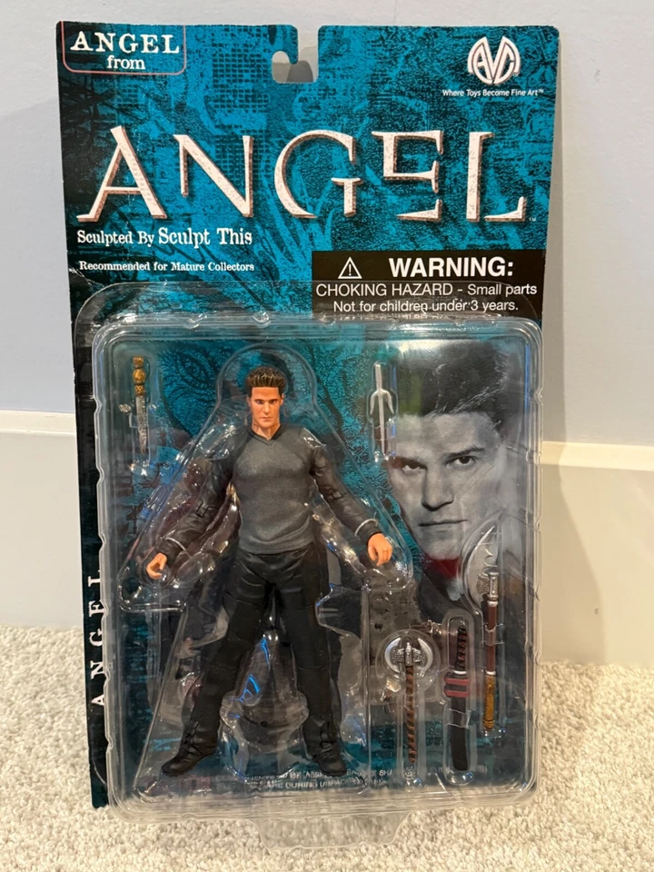 Moore Action Collectibles Carded Angel Figure MISP Great Condiiton