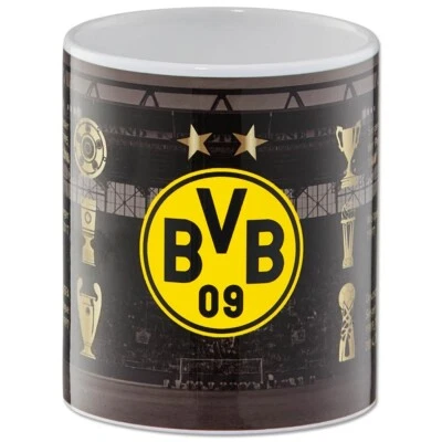 BVB Tasse Erfolge 110 Jahre Borussia Dortmund Kaffeebecher BVB Logo Fanartikel