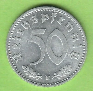 50 Reichspfennig 1941 F in vz-st sehr hübsch nswleipzig - Picture 1 of 2