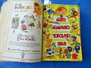 Albo d’Oro Mondadori–175 Fumetti Disney dal 1946 al 1950 –7 Voll. Rilegati –Raro - Picture 1 of 12