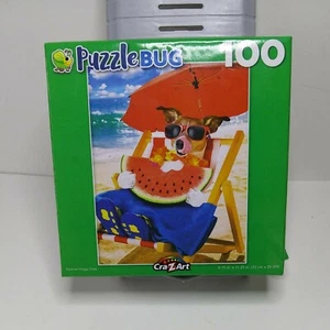 Puzzlebug Summer Doggy Days 100 Piece Puzzle - Picture 1 of 5