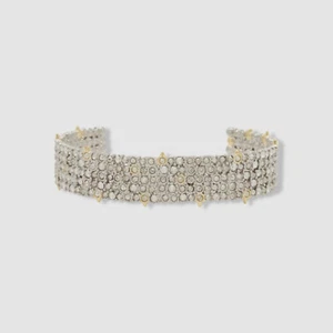 Alexis Bittar Women's 14k Gold Plated Crystal Cuff Bracelet - Picture 1 of 2