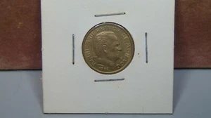 1962 RAINIER III PRINCE DE MONACO 10 CENTIMES COIN - Picture 1 of 10